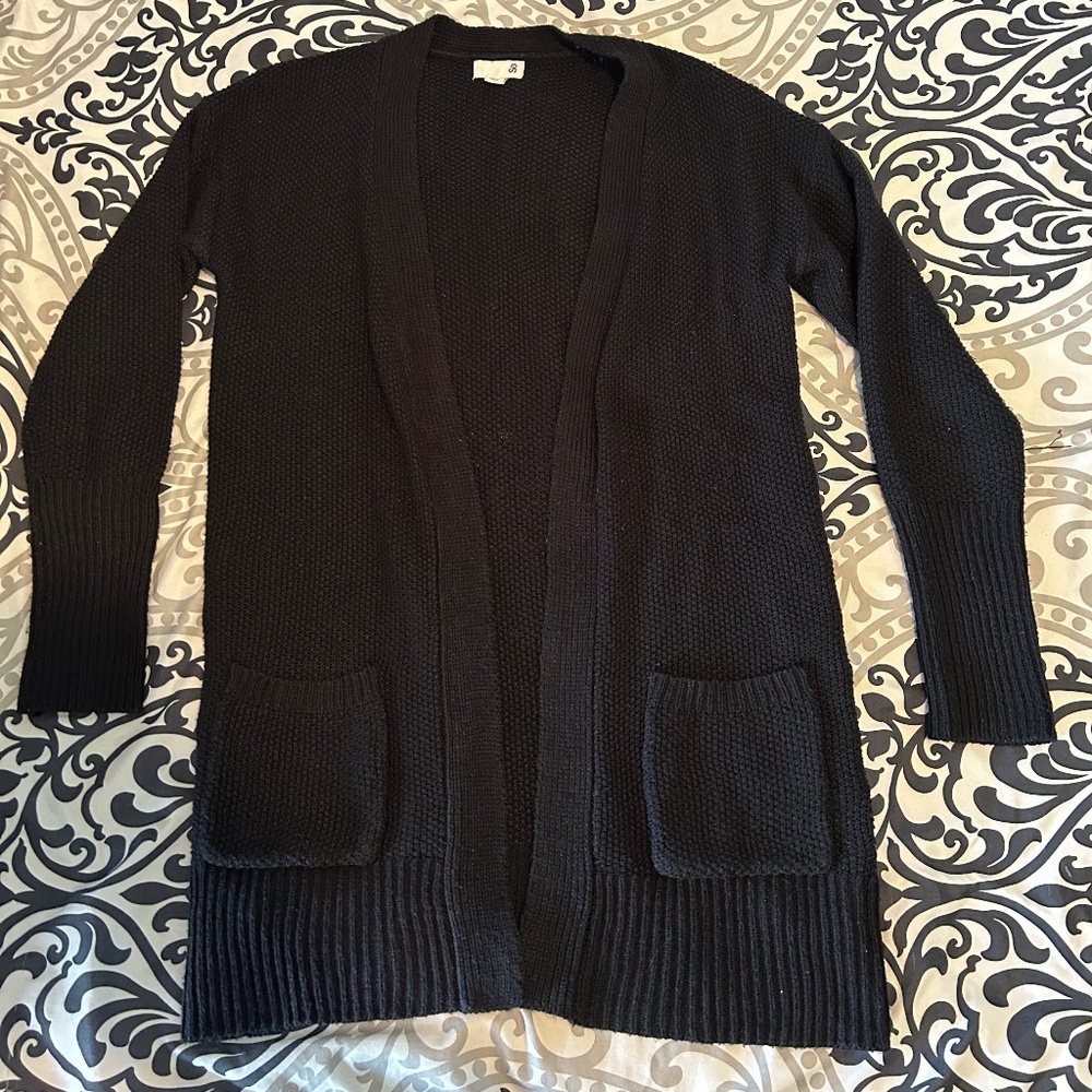 Size S So Open Black Sweater